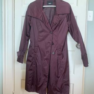 Cute burgundy Raincoat